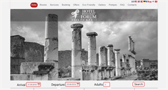 Desktop Screenshot of hotelforumpompeii.co.uk