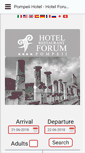 Mobile Screenshot of hotelforumpompeii.co.uk