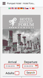 Mobile Screenshot of hotelforumpompeii.com